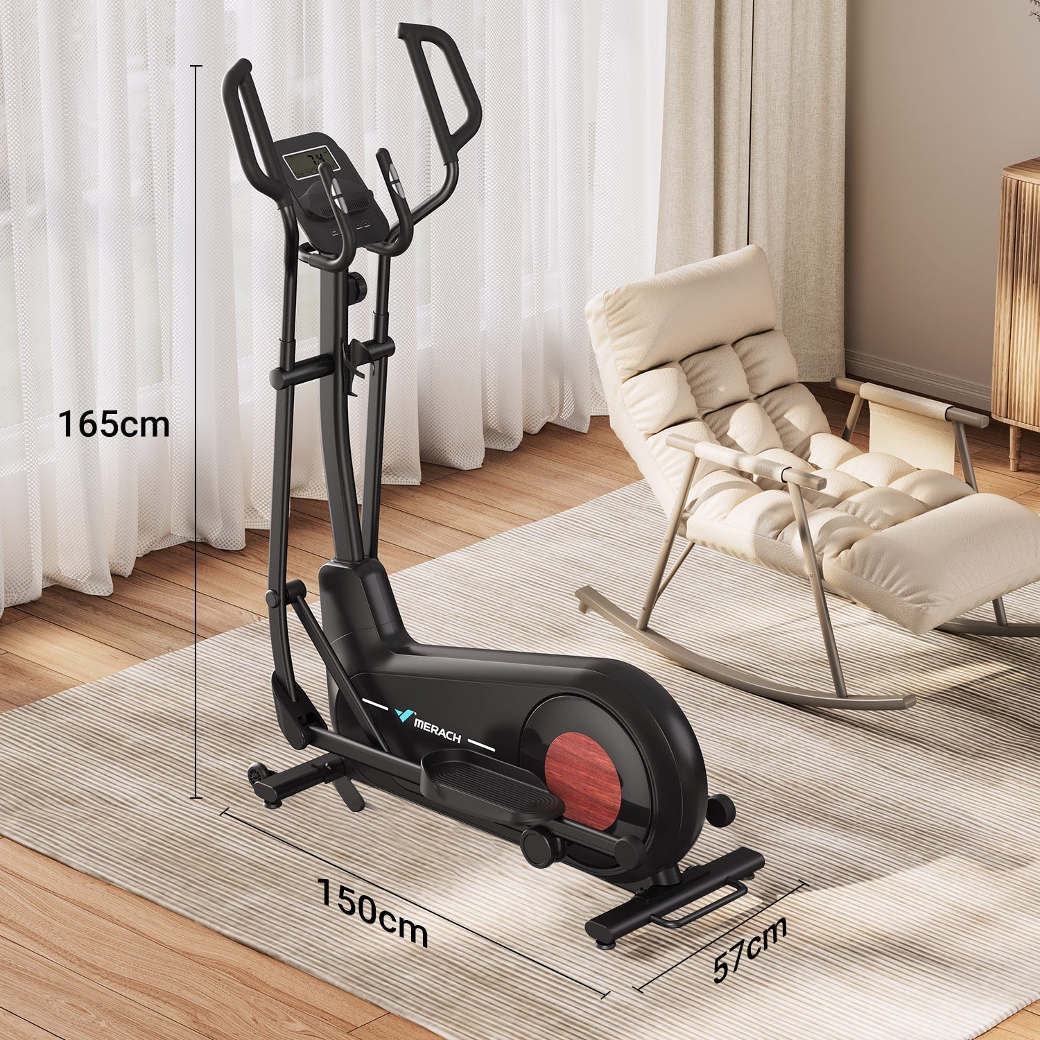 MERACH Manual Resistance Elliptical Machine E27B3