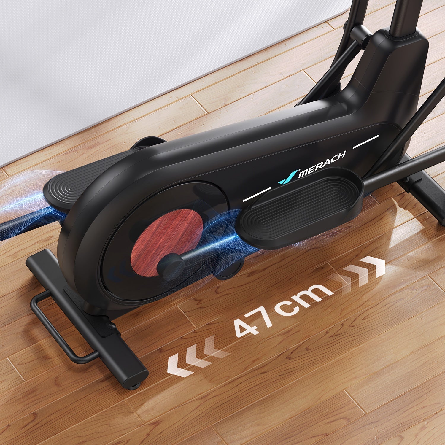 MERACH Manual Resistance Elliptical Machine E27B3