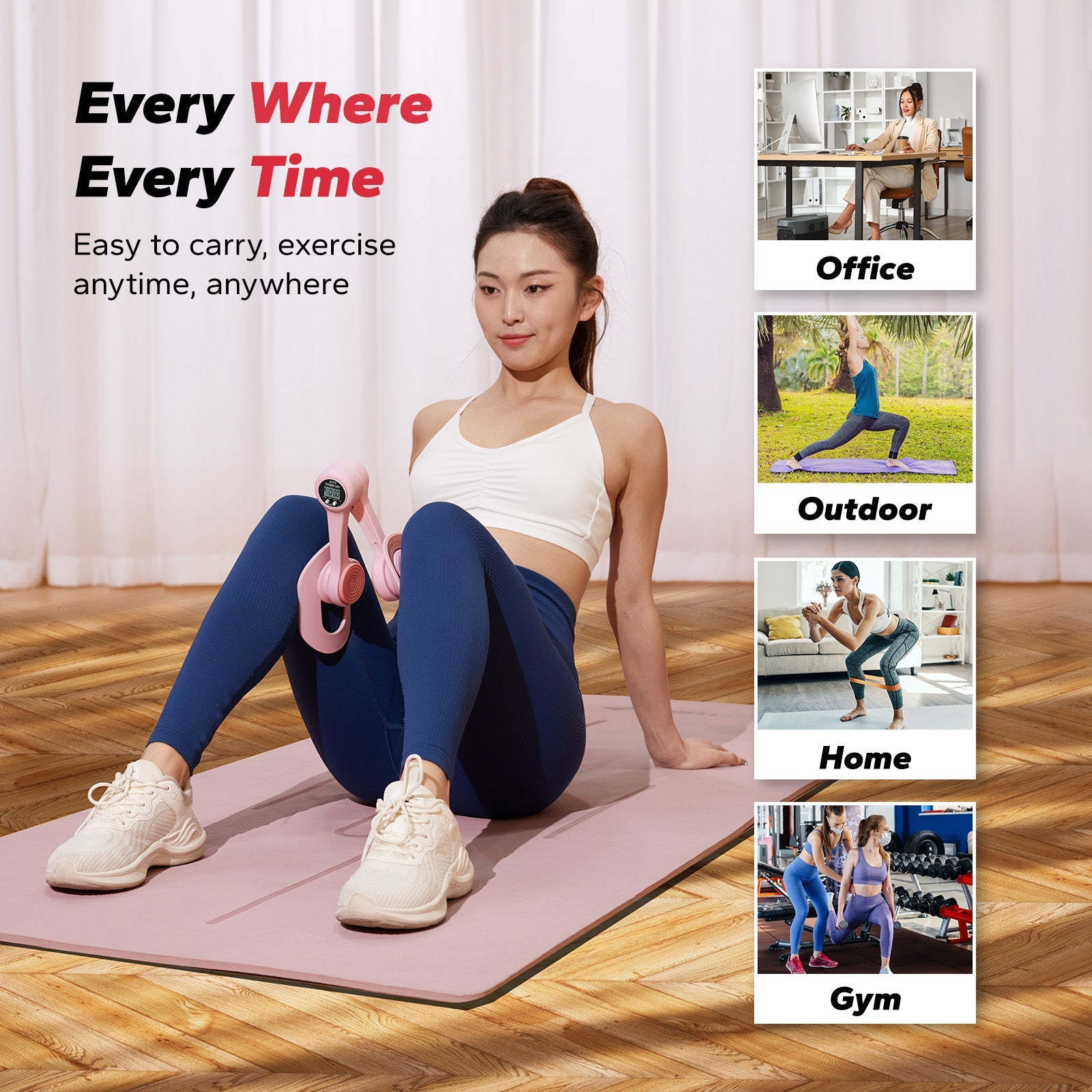 MERACH 2397B2 Pilates pour cuisses et plancher pelvien