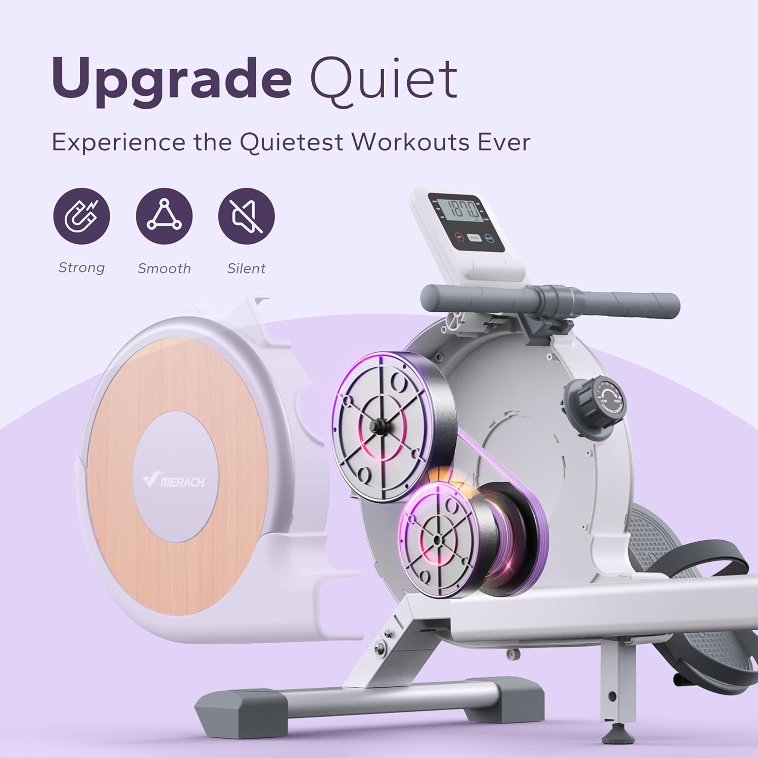 MERACH Q1SW Rameur magnétique