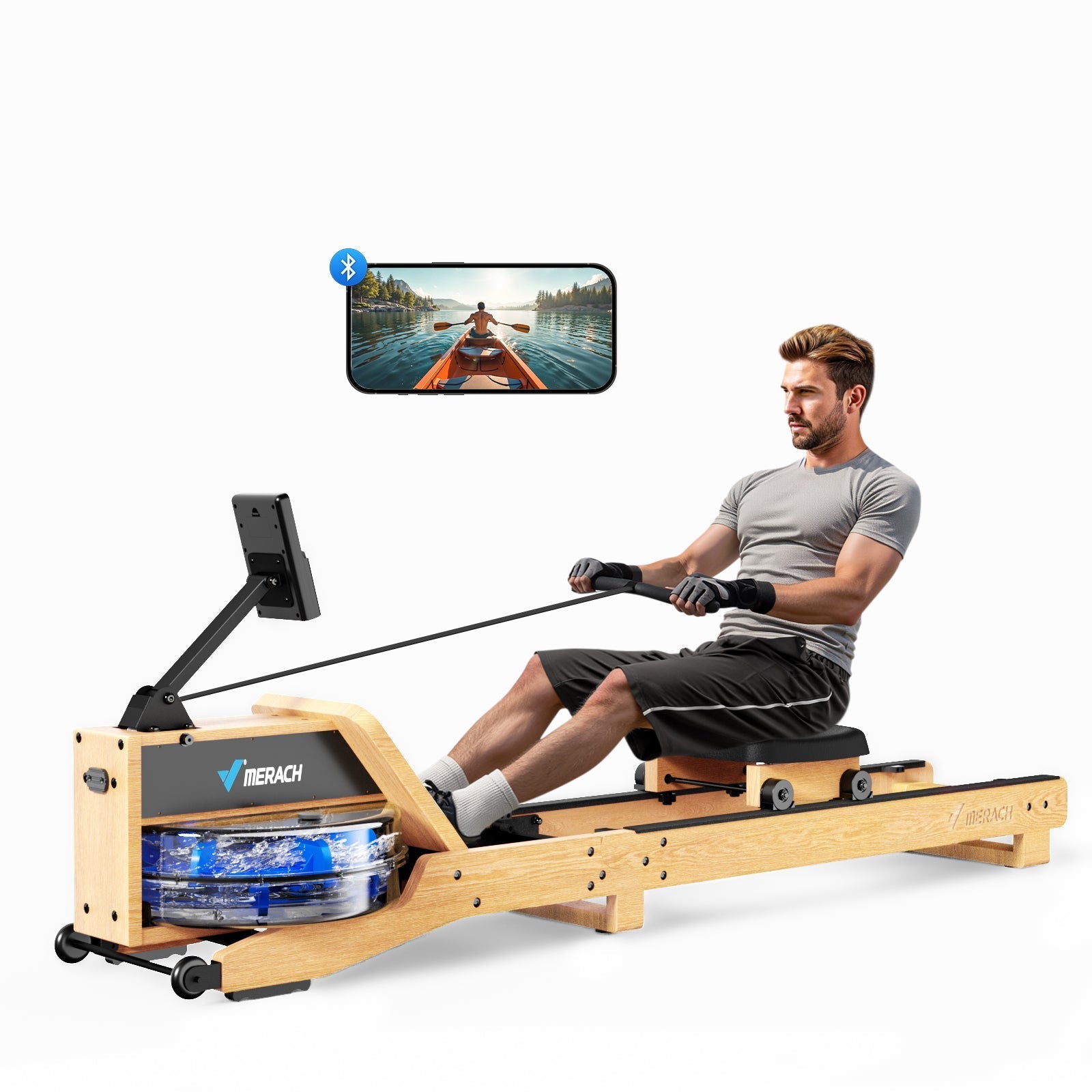 MERACH R23O1 Rameur pliable