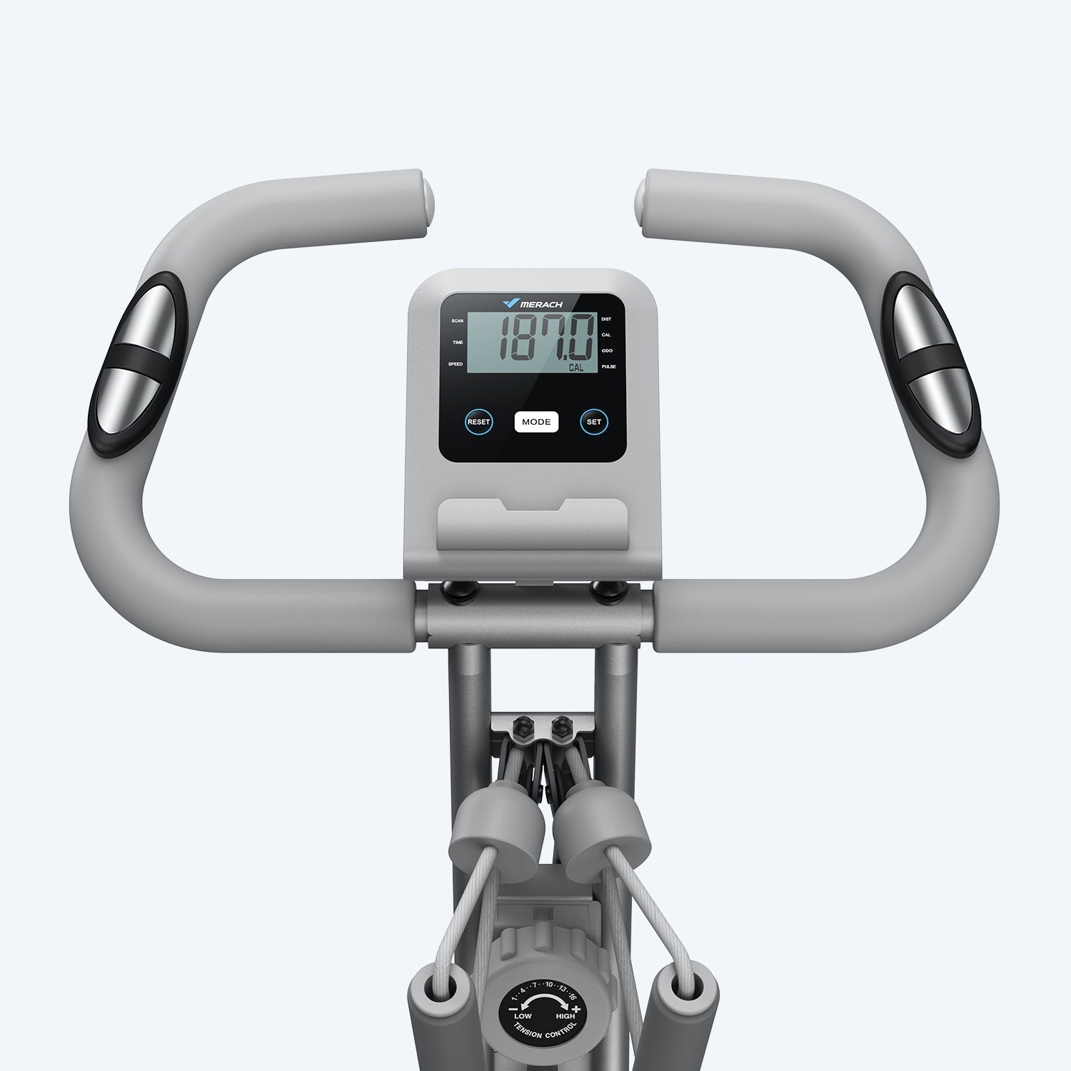 MERACH S15H1 Vélo d’appartement pliable gris 4 en 1