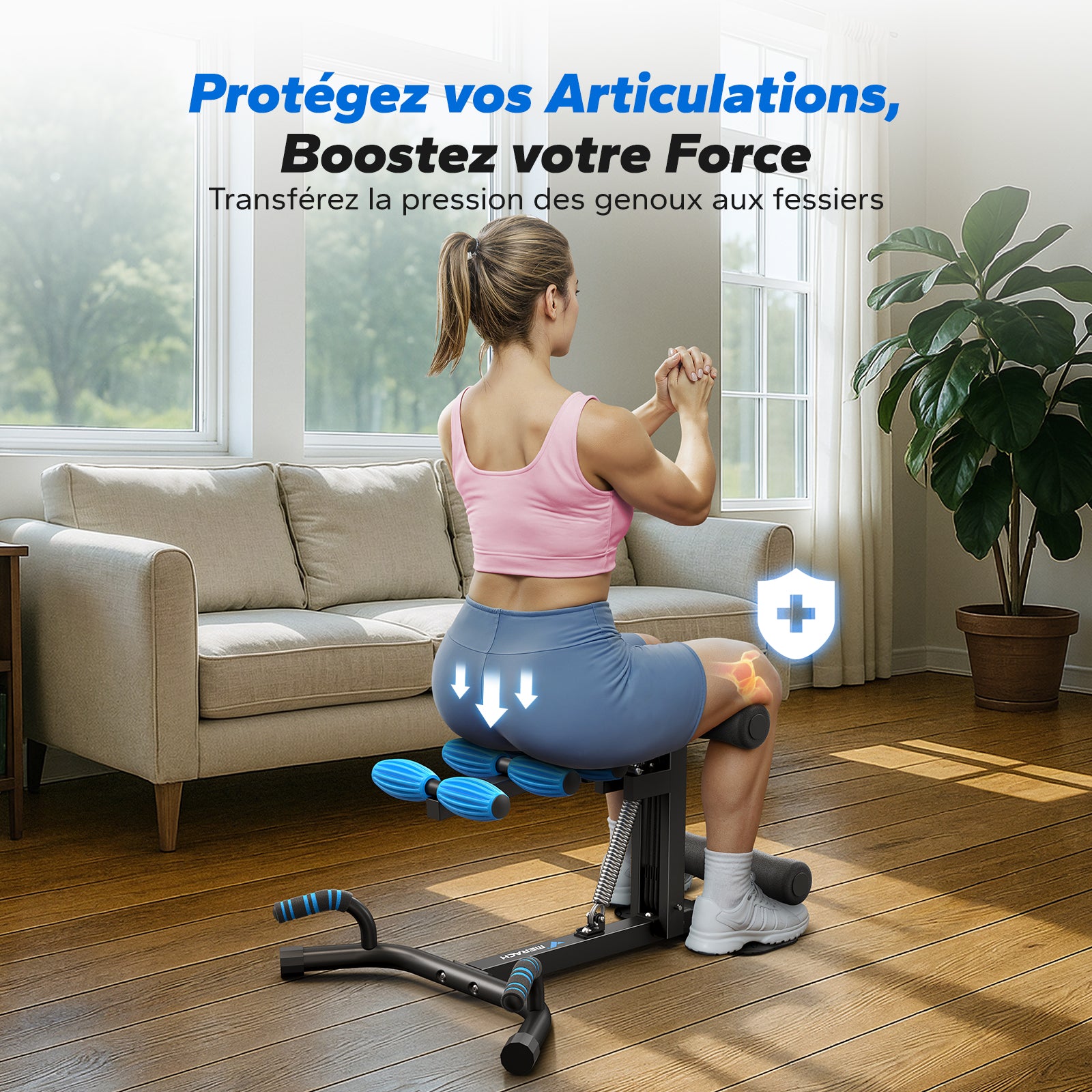 Machine à squats Merach 2417B1