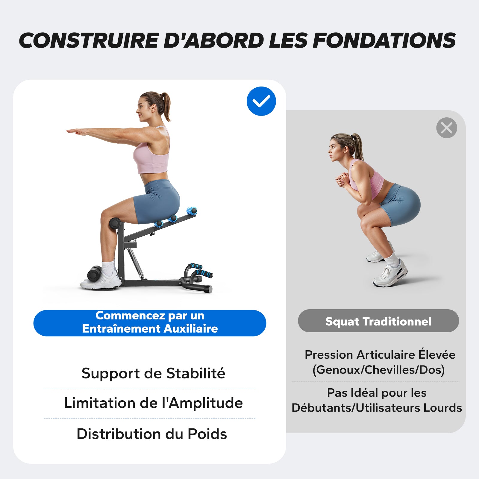 Machine à squats Merach 2417B1