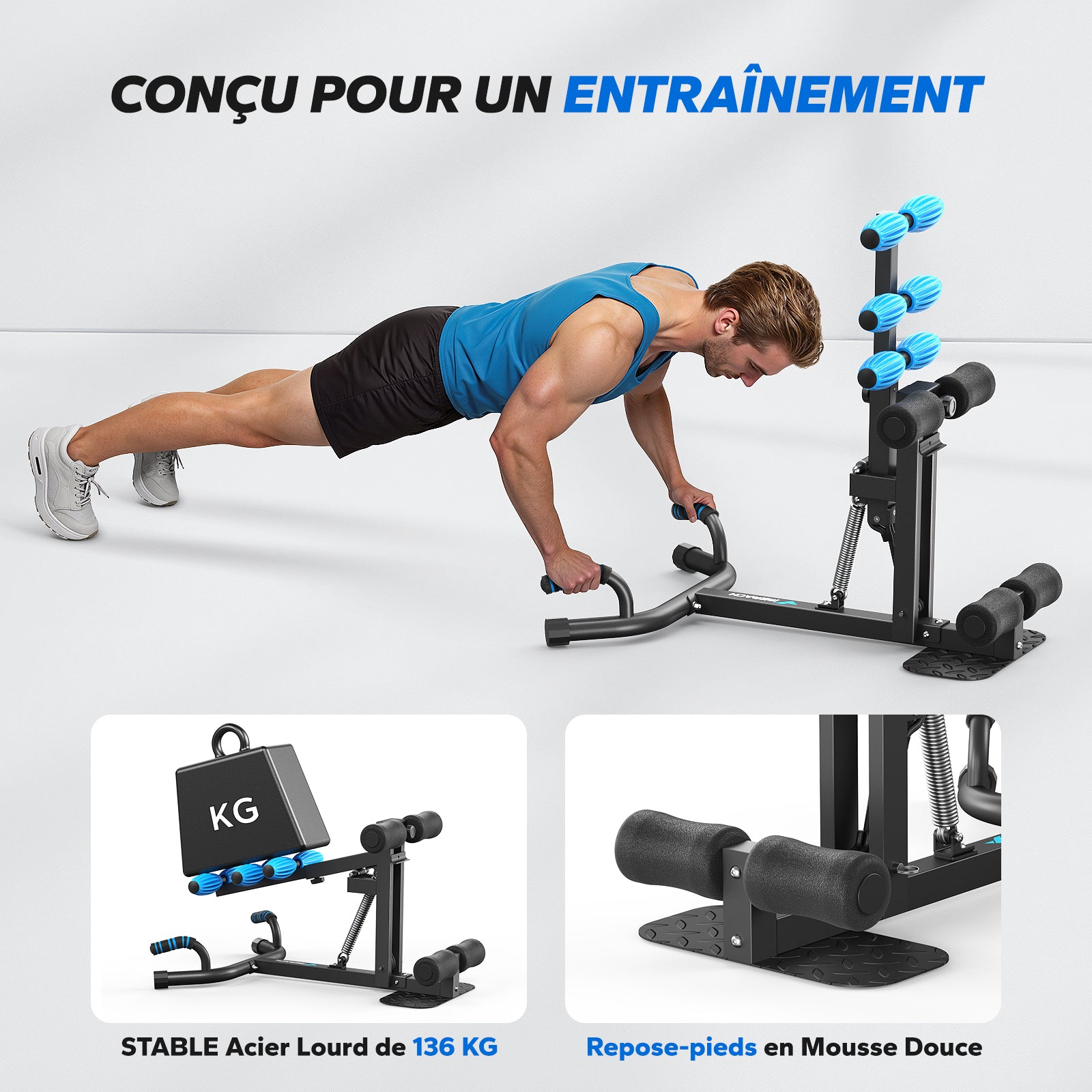 MERACH 2417B1 – Machine à Squat Profond
