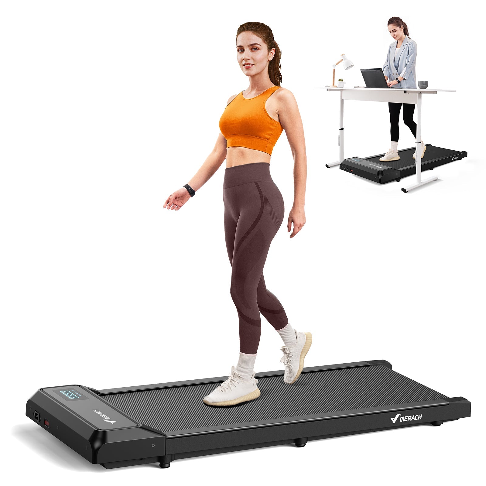 MERACH Tapis de course 3 en 1 T21B1