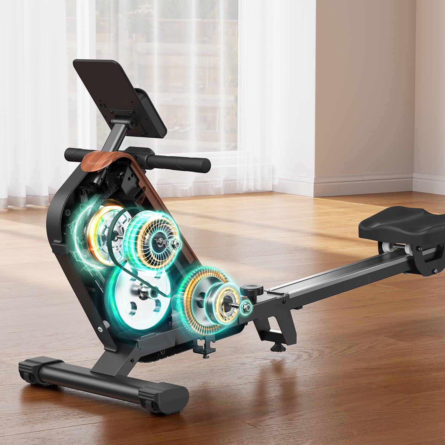 MERACH R15 2.0 Rameur électromagnétique