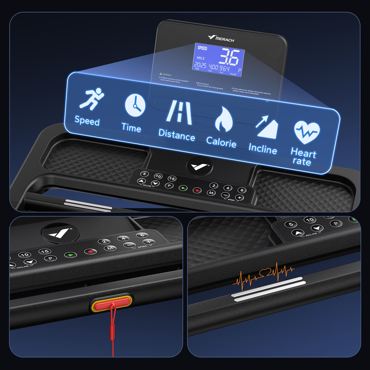 Tapis de course MERACH T31B1