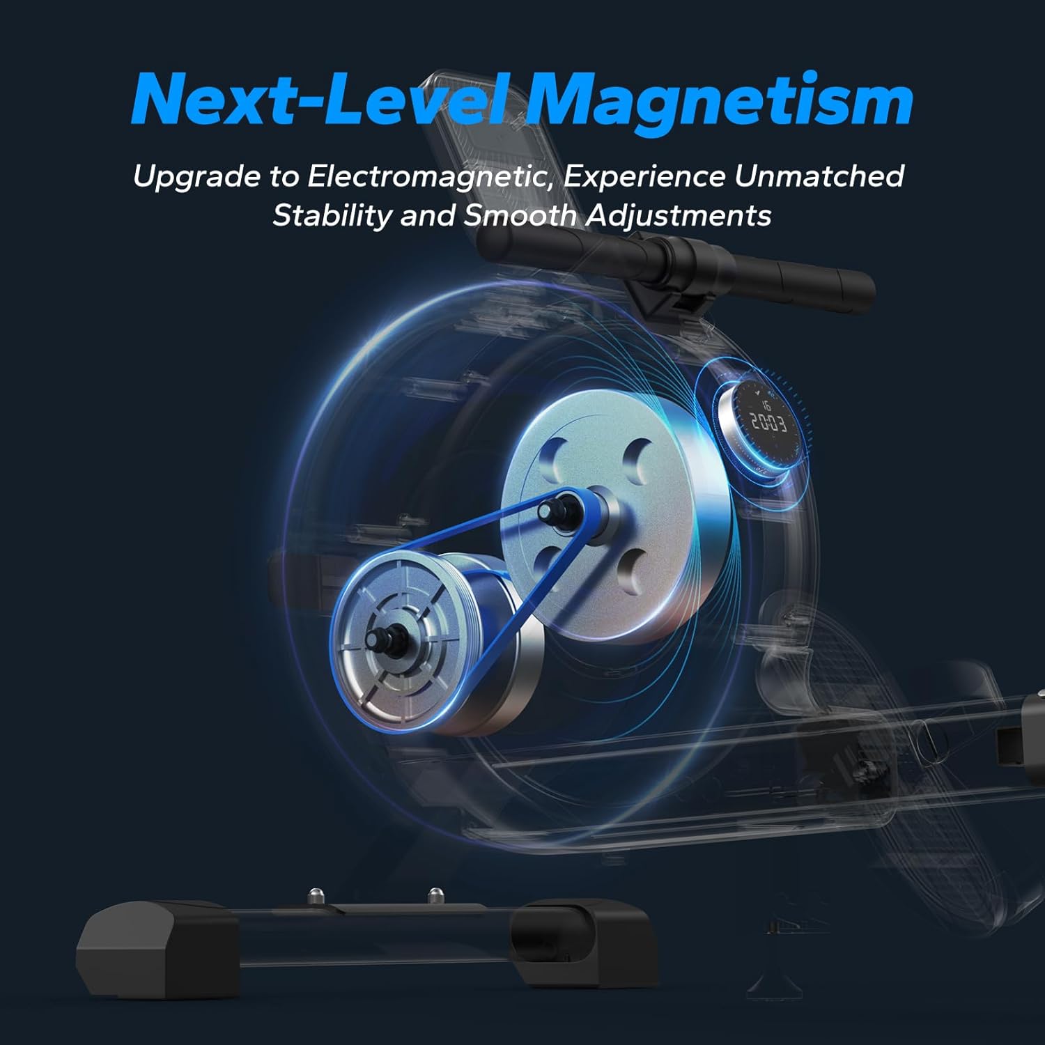 MERACH Q1S Pro Rameur électromagnétique intelligent