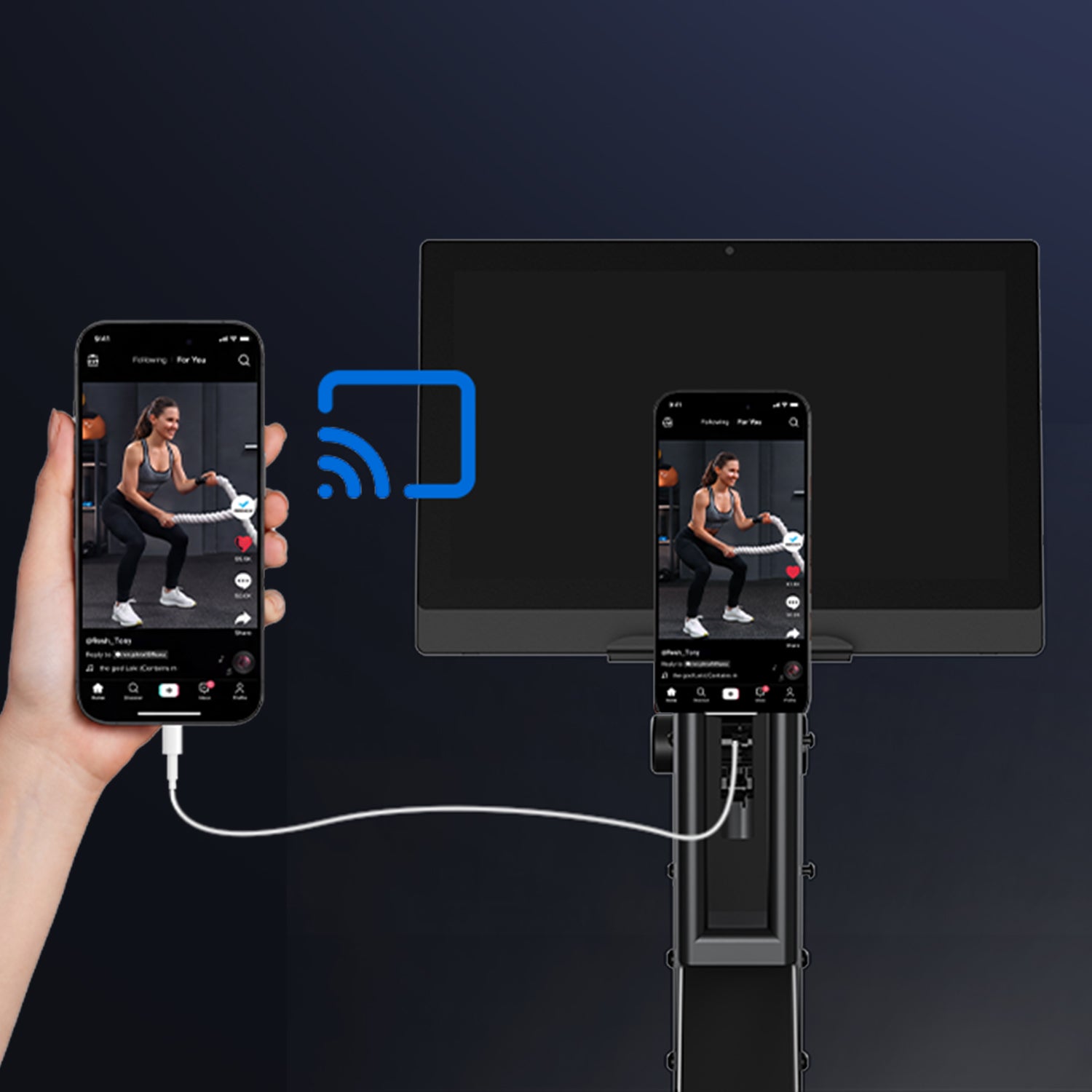 Rameur à air avec écran HD – Merach NovaRow R50 Aura
