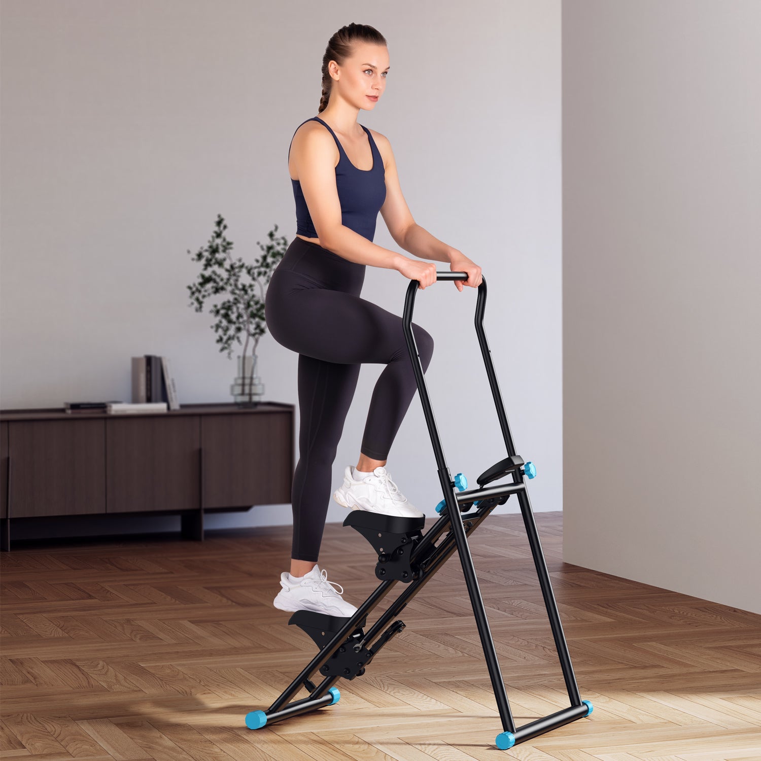 MERACH 2438B2 Grimpeur vertical pliable pour exercices cardio