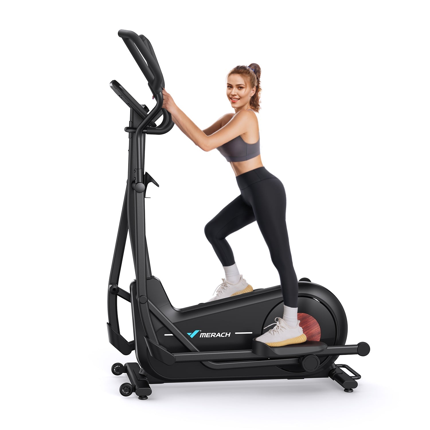 MERACH Manual Resistance Elliptical Machine E27B3