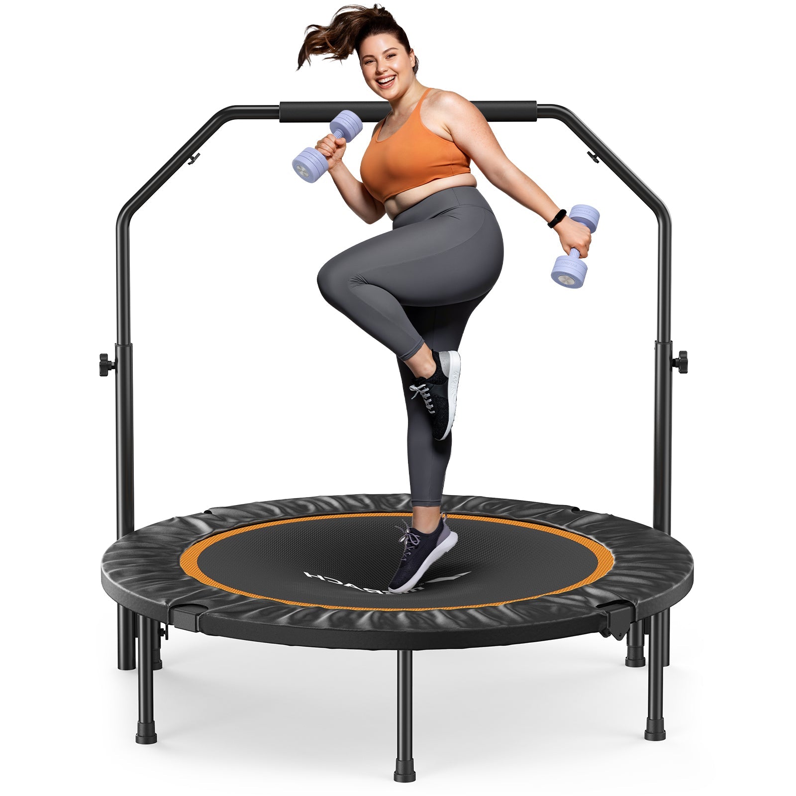 MERACH 2420B2 Trampolines de fitness avec poignée