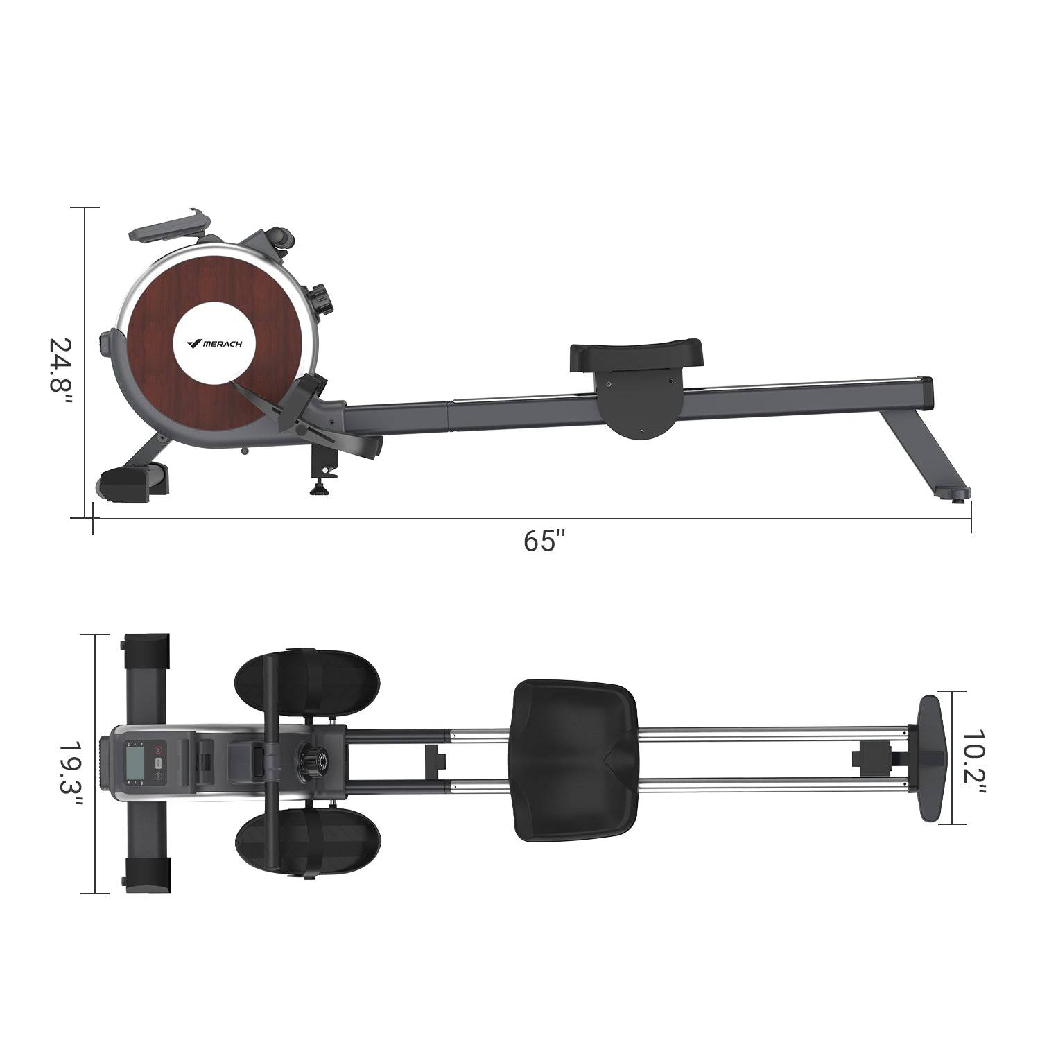 MERACH Q1S Rameur magnétique