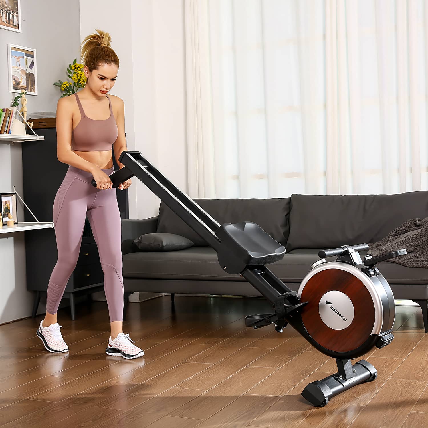 MERACH Q1S Rameur magnétique