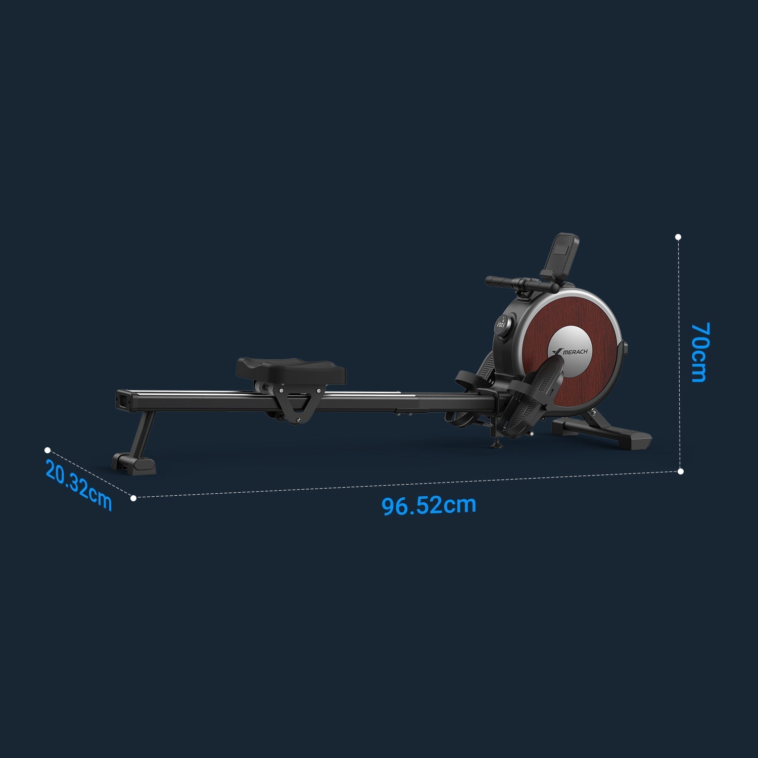 MERACH Q1S Pro Rameur électromagnétique intelligent