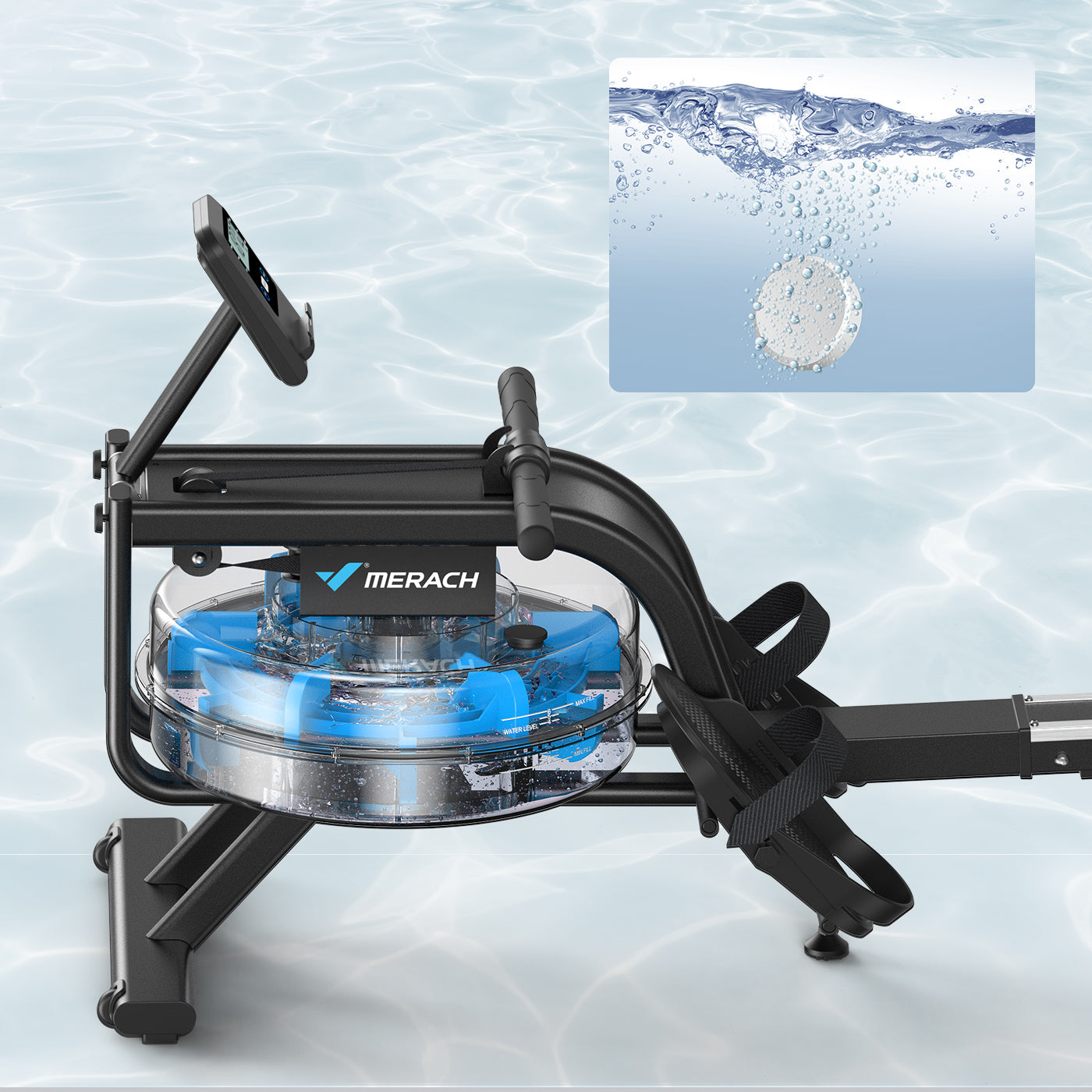 MERACH R10 Rameur à eau