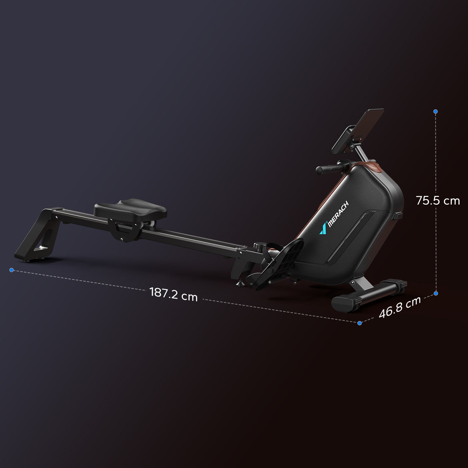 MERACH R15 Pro Rameur électromagnétique