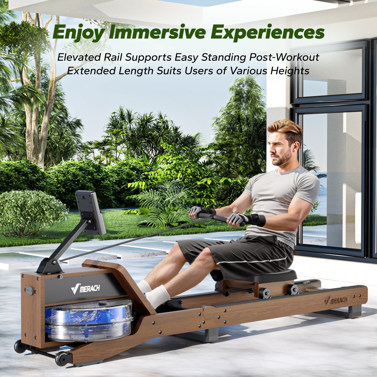 MERACH R23R1 Rameur d'eau pliable