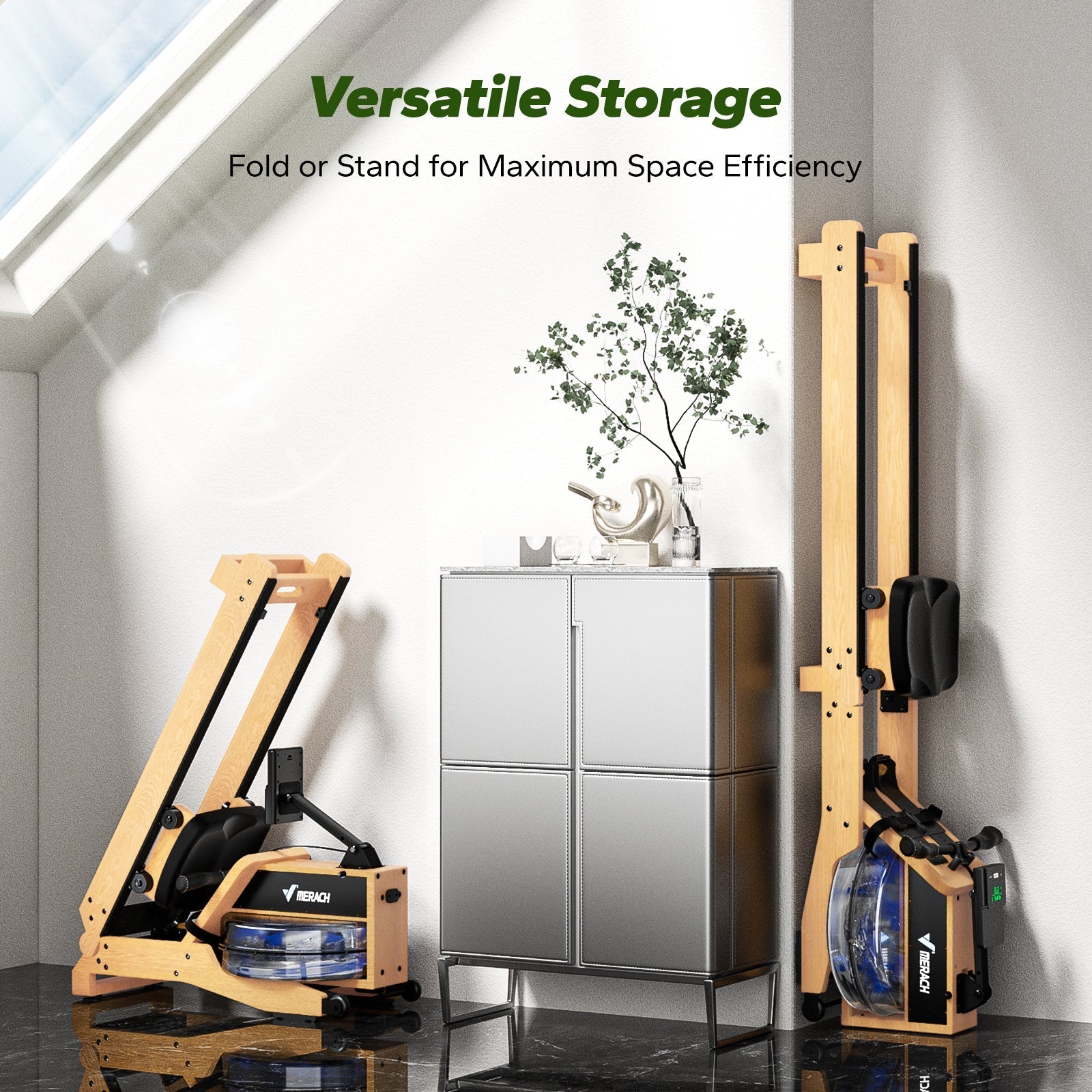 MERACH R23O1 Rameur pliable