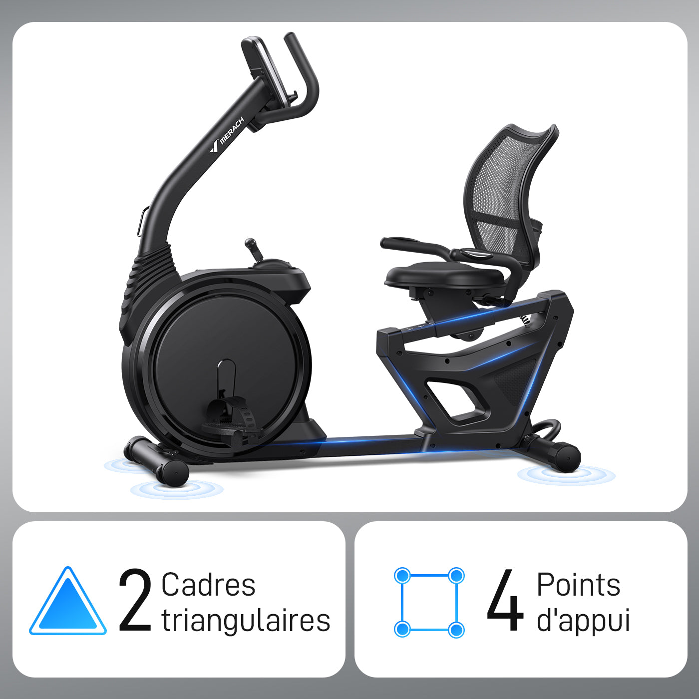Vélo couché Merach S19B1