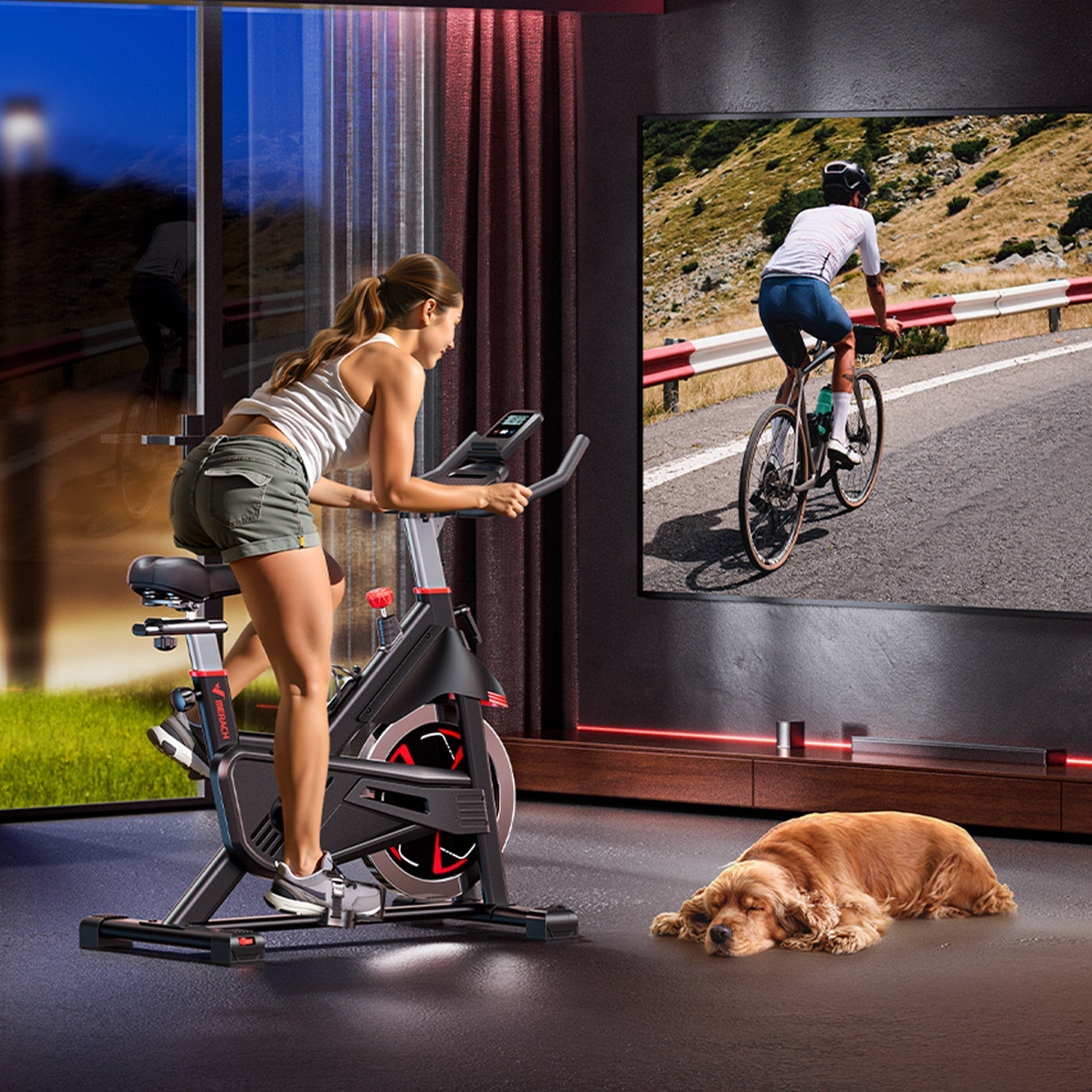 MERACH S38 Vélo d'exercice magnétique