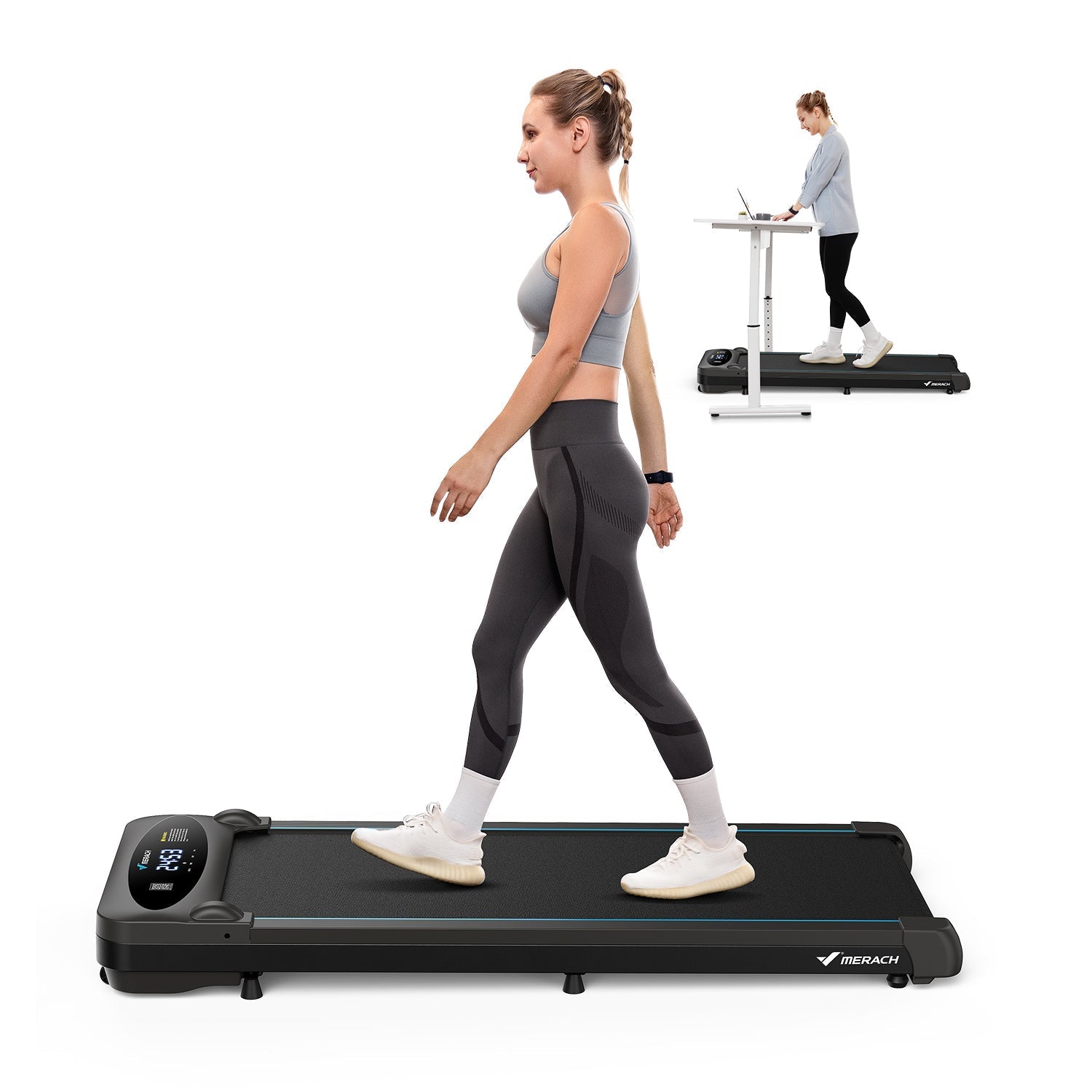 MERACH T26B1 Tapis de Course 3-en-1