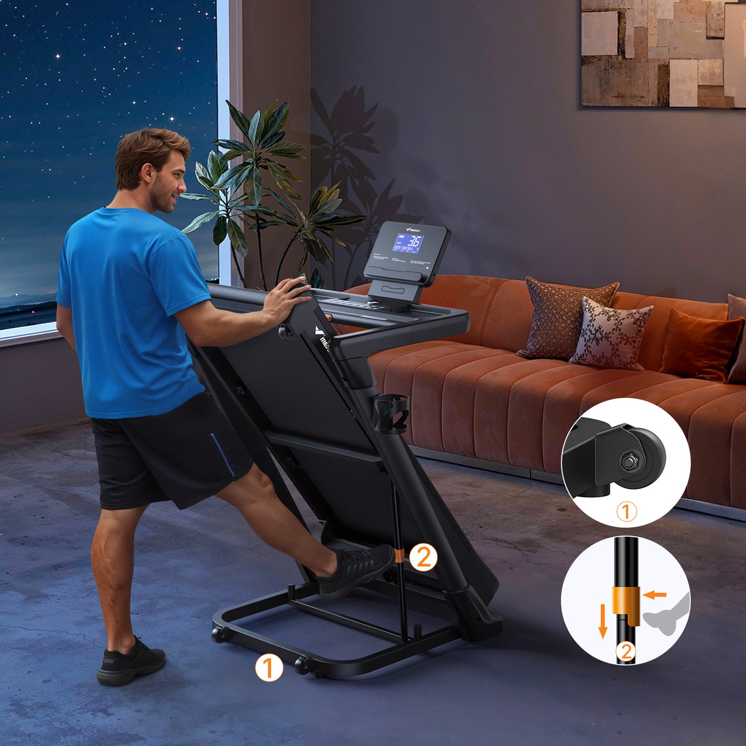 Tapis de course MERACH T31B1