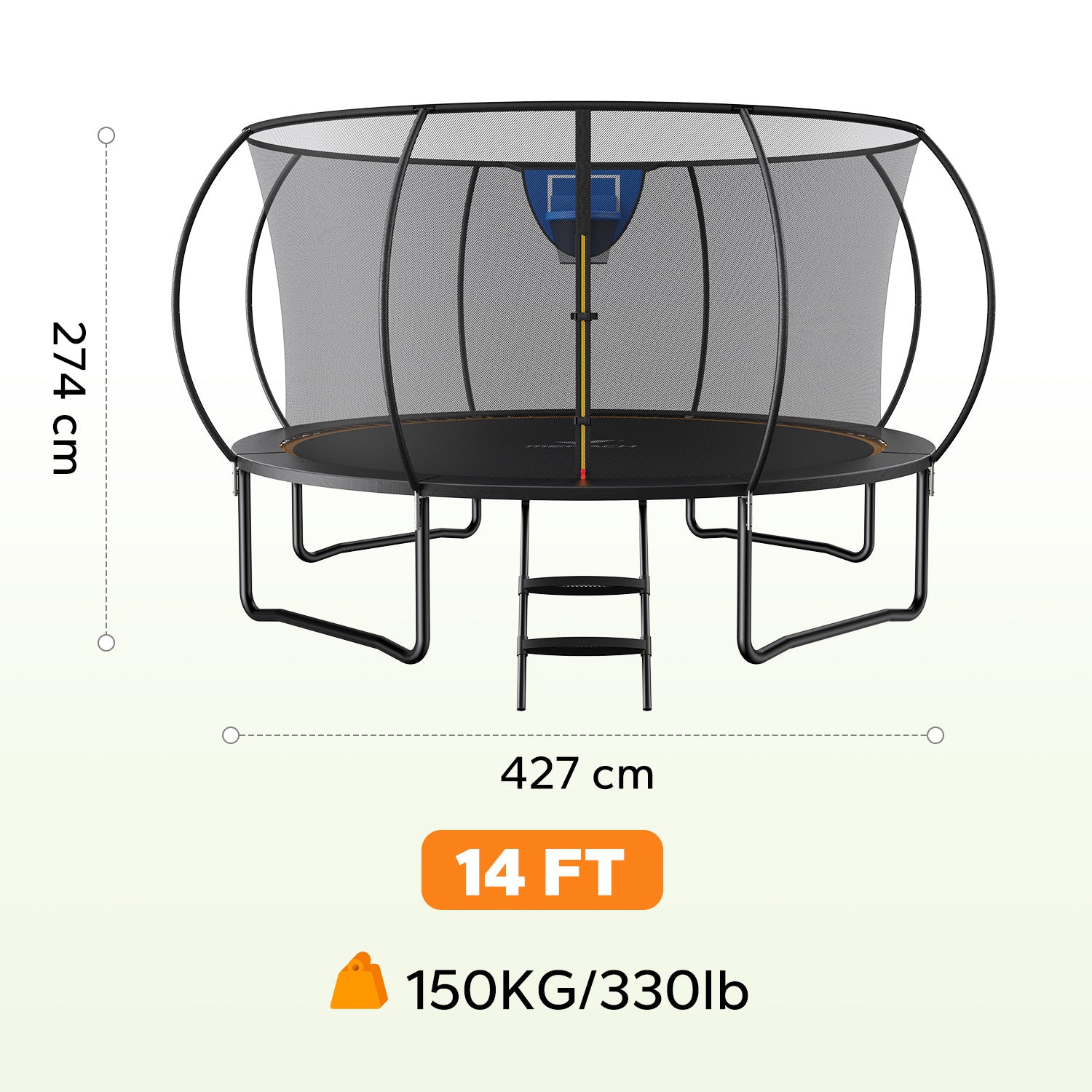 Merach 2429 Trampoline d'extérieur