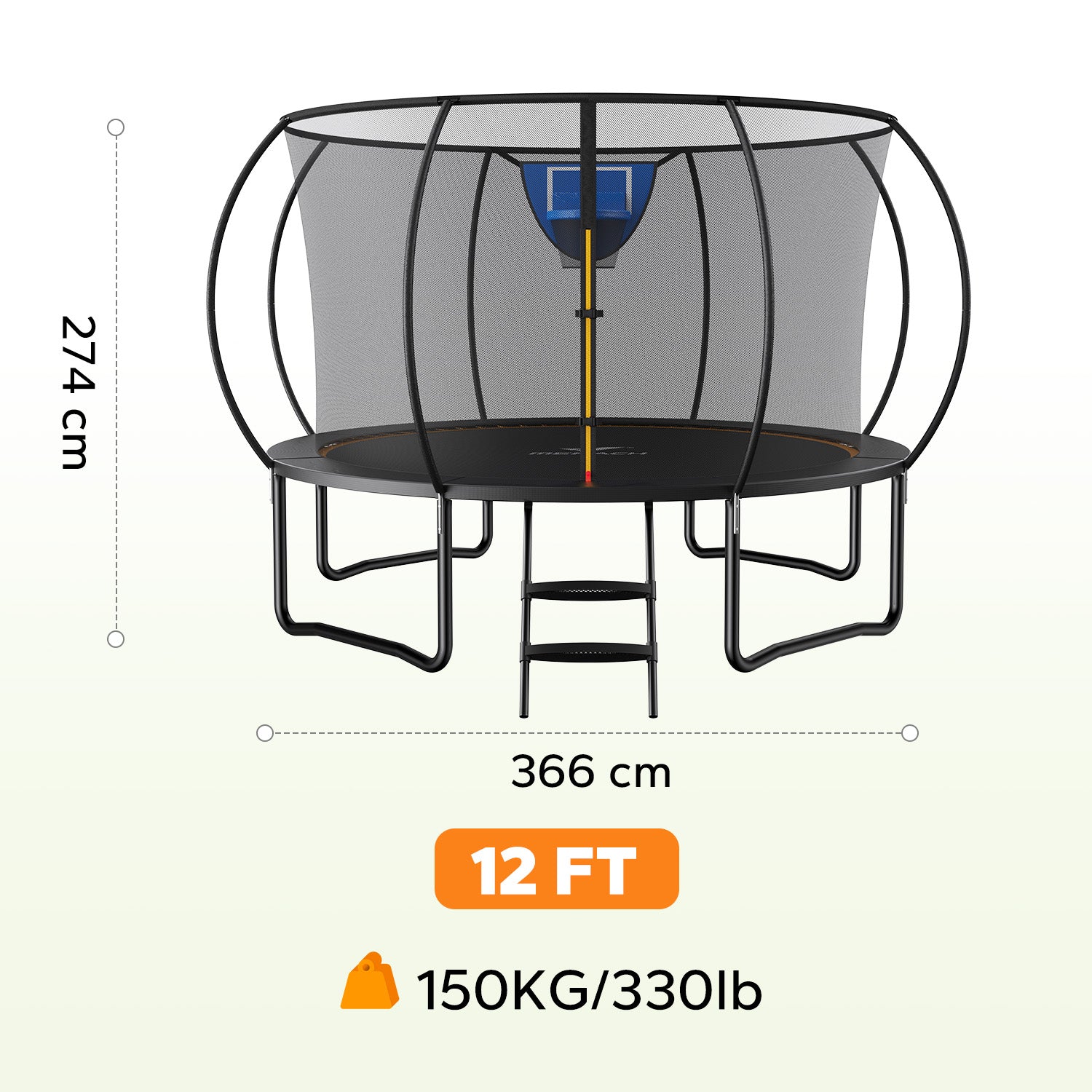 Merach 2429 Trampoline d'extérieur