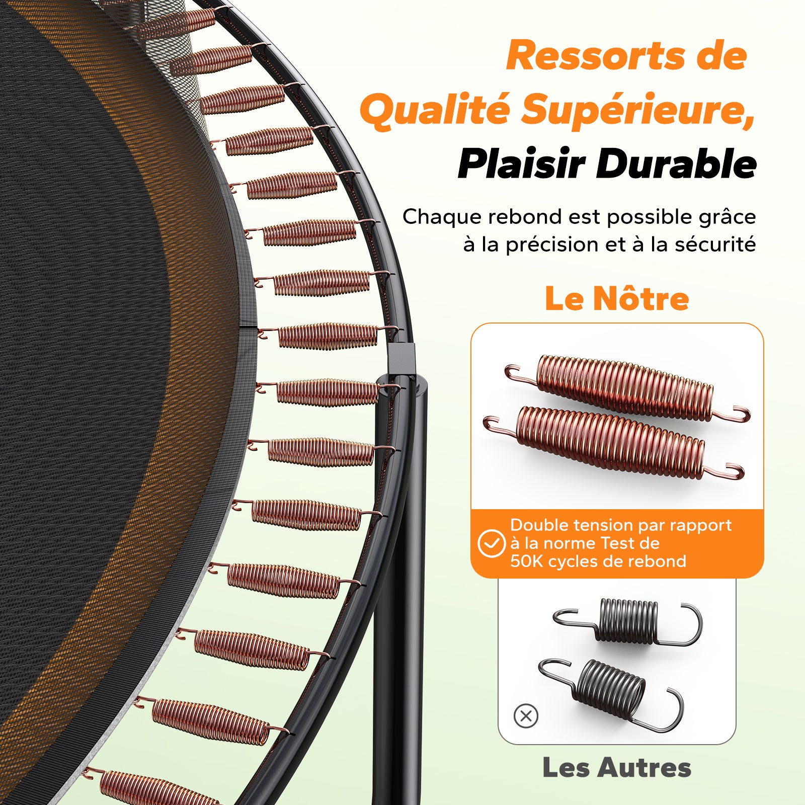 Merach 2429 Trampoline d'extérieur
