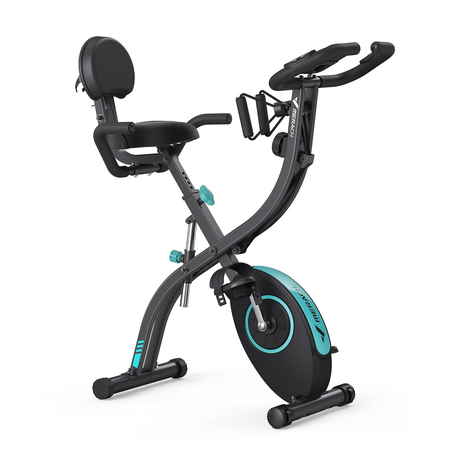 MERACH S15B2 Vélo d'appartement noir 4-en-1