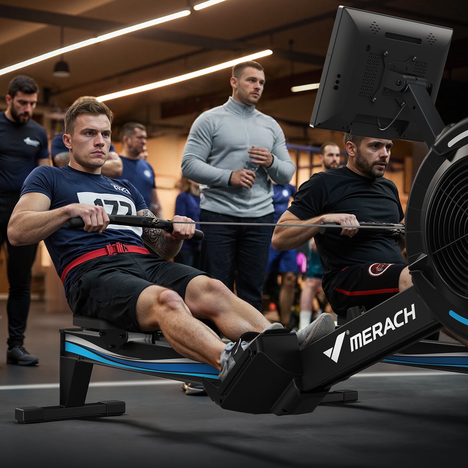 Rameur à air avec écran HD – Merach NovaRow R50 Aura
