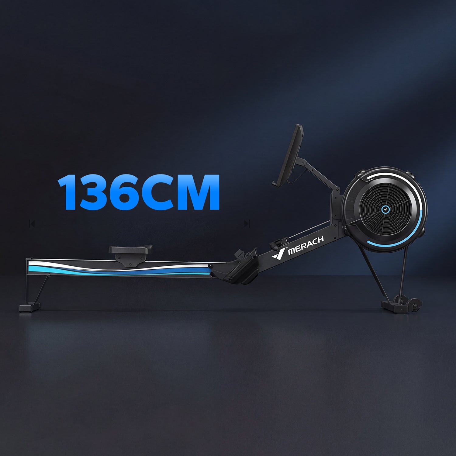 Rameur à air avec écran HD – Merach NovaRow R50 Aura